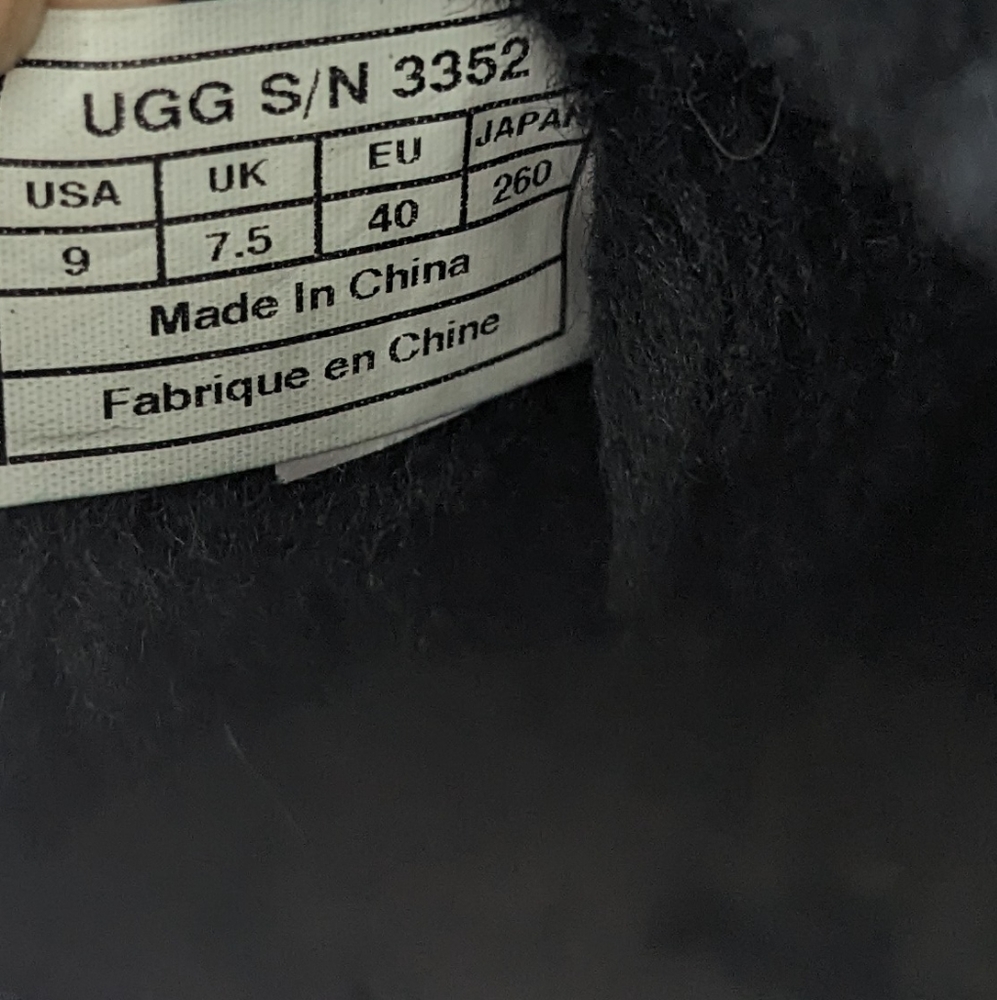UGG Women's Black Mini Bailey Button II Boots - Picture 7 of 10